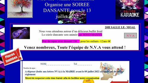 Soirée dansante organisée par NVA