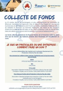 Collecte de fonds suite à la tornade